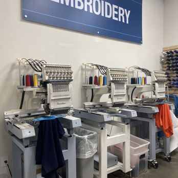All Uniform Wear - Embroidery section at the back of the store. Clean and efficient. - Uniforms Near Me - Miami, Florida All Uniform Wear - Embroidery section at the back of the store. Clean and efficient. - Uniforms Near Me - Miami, Florida