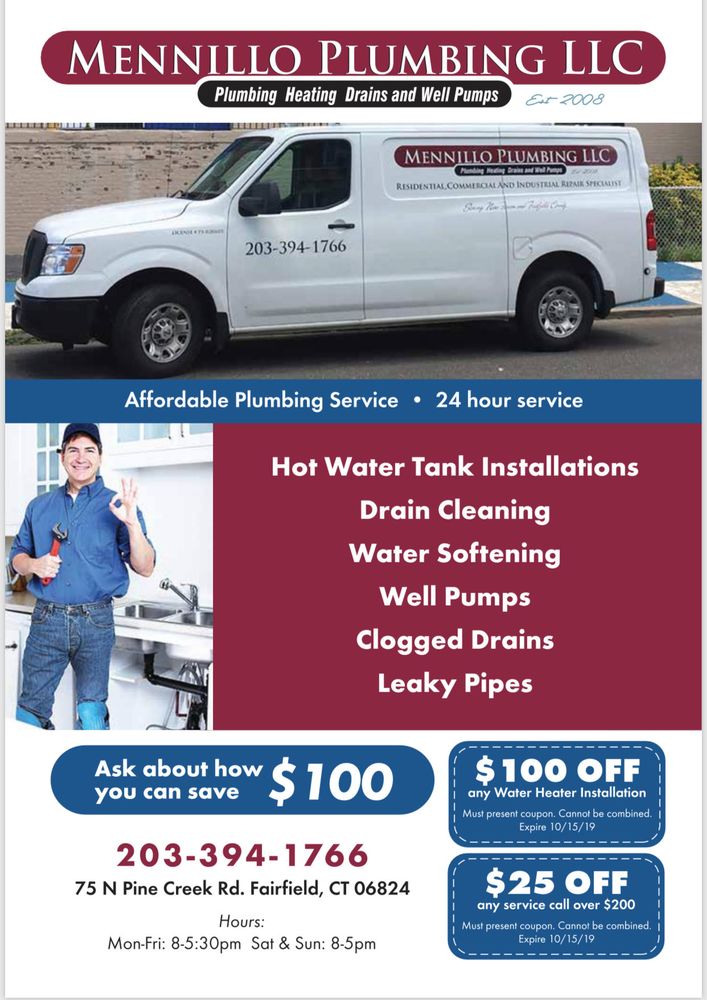 Slide of Mennillo Plumbing