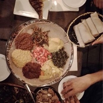 Ethiopic - Veggie Platter and fried fish, - Ethiopian Near Me - Washington, DC, District of Columbia Ethiopic - Veggie Platter and fried fish, - Ethiopian Near Me - Washington, DC, District of Columbia