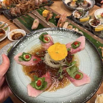 Tsukiyo Sushi - Yellowtail cappacio - Sushi Bars Near Me - Los Angeles, California Tsukiyo Sushi - Yellowtail cappacio - Sushi Bars Near Me - Los Angeles, California