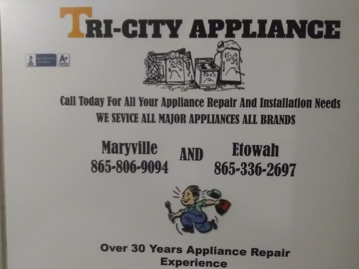 TRICITY APPLIANCE ETOWAH 118 Co Rd 621, Etowah, TN Yelp