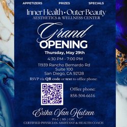 Inner Health Outer Beauty - You are invited to my Grand Opening at my new location.  5/29/2025 4 PM to 7 PM.  Come and enjoy and win prizes.