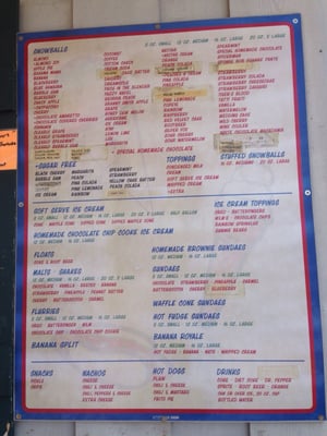 Menu photo 5 Ellen's Snowballs & Old Fashioned Malts Covington, LA