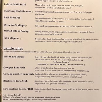 The Cottage - Menu 1 - New American Near Me - Sarasota, Florida