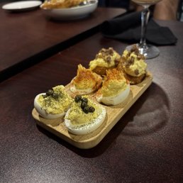 seasonal deviled eggs 10/10