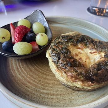 AZUR - Spinach and goat cheese quiche - Tapas/Small Plates Near Me - Charleston, South Carolina