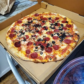 Pizza By Rocco - Large pepperoni,mushroom, black olive - Pizza Near Me - Natick, Massachusetts Pizza By Rocco - Large pepperoni,mushroom, black olive - Pizza Near Me - Natick, Massachusetts