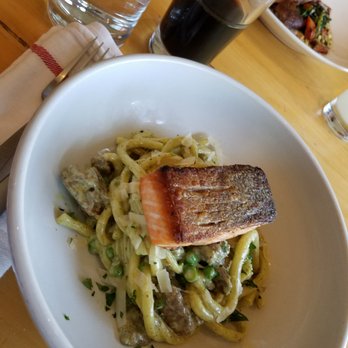 Terra GR - That salmon and the pasta were spectacular! - New American Near Me - Grand Rapids, Michigan Terra GR - That salmon and the pasta were spectacular! - New American Near Me - Grand Rapids, Michigan