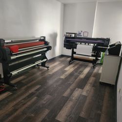 Expert Hardwood Flooring - Printer demo room install.