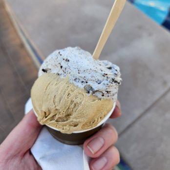 Bacio di Latte - Coffee Caramel & Cookies & Creme - Gelato Near Me - Newport Beach, California Bacio di Latte - Coffee Caramel & Cookies & Creme - Gelato Near Me - Newport Beach, California