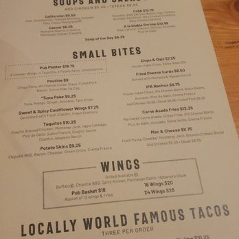 Pub 365 - Menu - Beer Bar Near Me - Las Vegas, Nevada