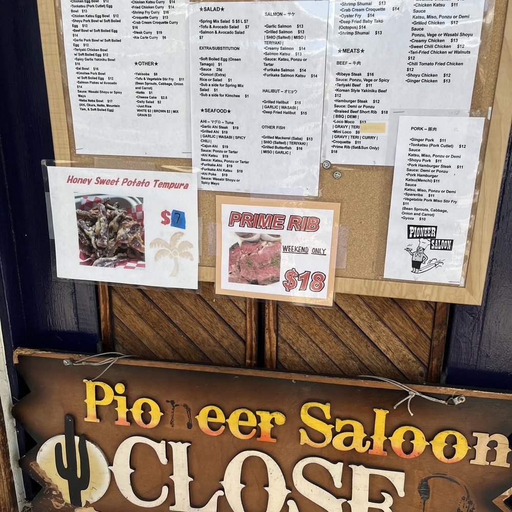 Pioneer Saloon - Japanese Near Me - Honolulu, Hawaii
