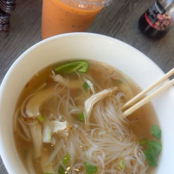 Pho Society - Chicken Pho - #P21 and a Thai Iced Tea! - Vietnamese Near Me - Discovery Bay, California Pho Society - Chicken Pho - #P21 and a Thai Iced Tea! - Vietnamese Near Me - Discovery Bay, California