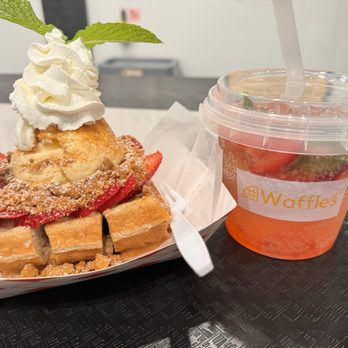 Mr. Waffle - #strawberry set +ice cream - Waffles Near Me - Seattle, Washington Mr. Waffle - #strawberry set +ice cream - Waffles Near Me - Seattle, Washington