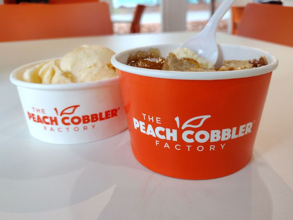 Food from The Peach Cobbler Factory