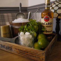 The ALB - DIY drinks packages - they teach you how to do it and then leave you to your own devices. Us + a bottle of rum = dangerous experiments.