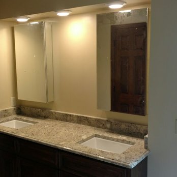 ss Franco Construction - Changed a single vanity bowl to a double bowl with two medicine cabinets. - General Contractors Near Me - Omaha, Nebraska ss Franco Construction - Changed a single vanity bowl to a double bowl with two medicine cabinets. - General Contractors Near Me - Omaha, Nebraska