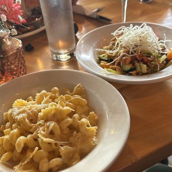 Uptown Grill - The Gorgonzola Mac and Cheese  Asian chicken salad - Cocktail Bars Near Me - Olympia, Washington