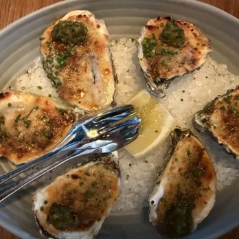 Saizon - Charcoal grilled oysters. - New American Near Me - Fresno, California Saizon - Charcoal grilled oysters. - New American Near Me - Fresno, California