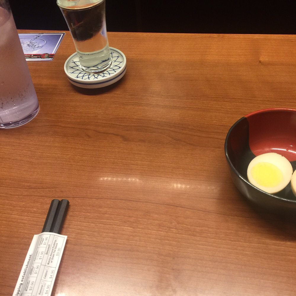 ICHIRAN - Brooklyn - The egg + sake. - Ramen Near Me - Brooklyn, New York ICHIRAN - Brooklyn - The egg + sake. - Ramen Near Me - Brooklyn, New York