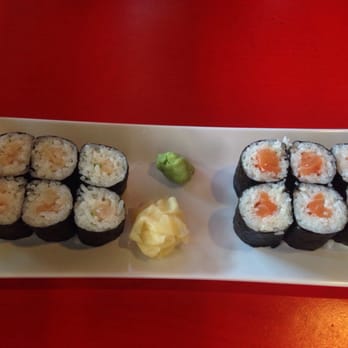 Nama Ramen - Left yellowtail roll, right salmon roll - Ramen Near Me - San Antonio, Texas Nama Ramen - Left yellowtail roll, right salmon roll - Ramen Near Me - San Antonio, Texas