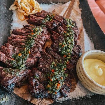 Sexy Fish Miami - Skirt steak w/ chimichurri - Seafood Near Me - Miami, Florida Sexy Fish Miami - Skirt steak w/ chimichurri - Seafood Near Me - Miami, Florida