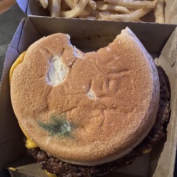 McDonalds - This is the moldy sandwich the manager swore up and down that I was lying about - Fast Food Near Me - Kernersville, North Carolina McDonalds - This is the moldy sandwich the manager swore up and down that I was lying about - Fast Food Near Me - Kernersville, North Carolina