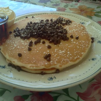 The Cup Cafe - Short stack of the chocolate chip pancakes - Breakfast & Brunch Near Me - Reno, Nevada The Cup Cafe - Short stack of the chocolate chip pancakes - Breakfast & Brunch Near Me - Reno, Nevada