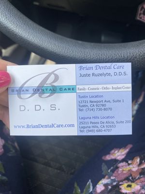 Brian Dental Care Tustin