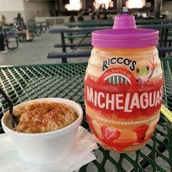 Santa Fe Springs Swap Meet - esquite $7 mango Fresca $13