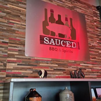 Sauced BBQ & Spirits - Entryway decor - Barbeque Near Me - Irvine, California Sauced BBQ & Spirits - Entryway decor - Barbeque Near Me - Irvine, California