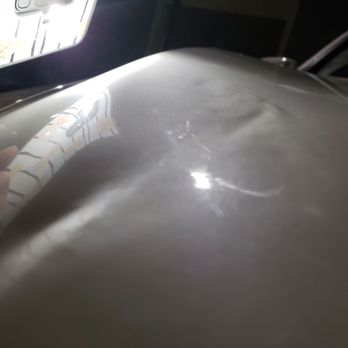 Auto Dent Work - Worse at sunlight!! i put a flashlight against it to get a close up view? do you see all those new hammer dents? well it wasnt there before - Mobile Dent Repair Near Me - San Jose, California