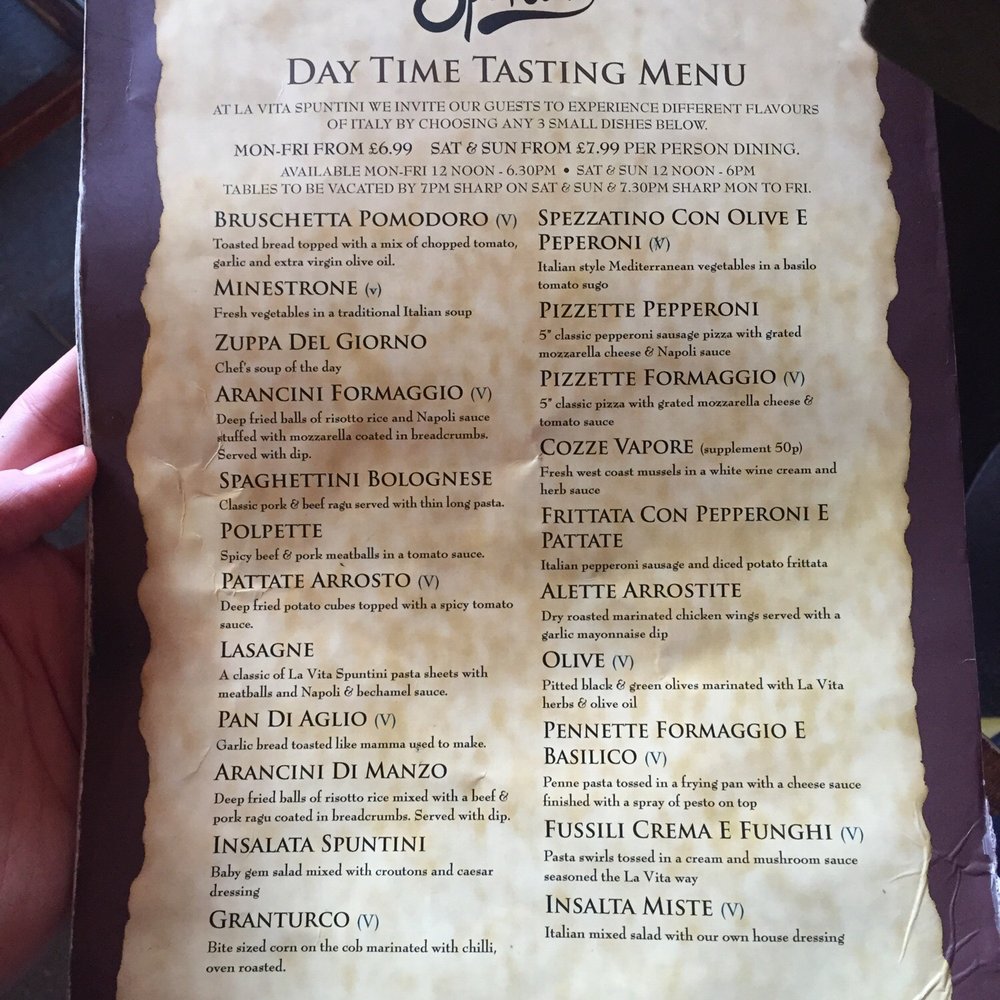 Daytime Tasting Menu Daytime Tasting Menu