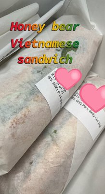 Honey Bear Vietnamese Sandwich by null