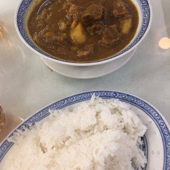 Chinatown BBQ - Curry beef brisket with rice - Barbeque Near Me - Vancouver, British Columbia