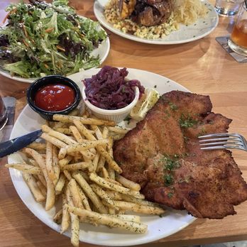 Berliner Beerhall - Schnitzle and pork hock - German Near Me - Tacoma, Washington