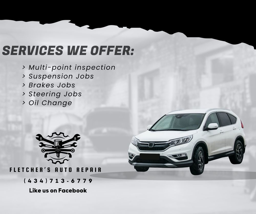 FLETCHER’S AUTO REPAIR Updated September 2024 Request a Quote 4985 Dry Fork Rd, Dry Fork