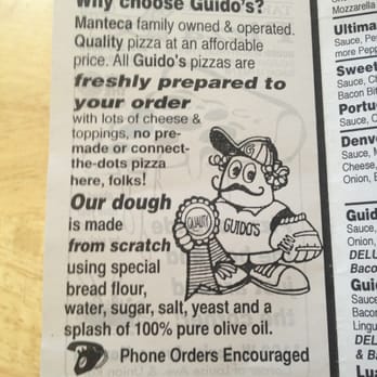 Guido's Pizza Take-U-Bake - Pizza Near Me - Manteca, California