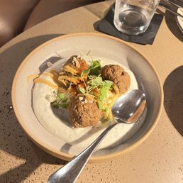 Harrissa Lamb meatballs Harrissa Lamb meatballs