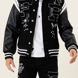 Qc Fashion - First Row Jean Jacket W/ Matching Jean