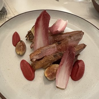 Populaire Modern Bistro - Duck breast was moist and tender. - French Near Me - Costa Mesa, California Populaire Modern Bistro - Duck breast was moist and tender. - French Near Me - Costa Mesa, California