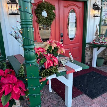 Pawleys Island General Store - the front porch decorated for christmas - Grocery Near Me - Pawleys Island, South Carolina