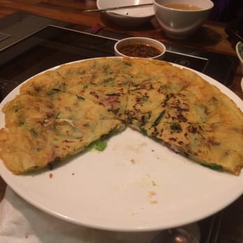 Masijta Grill - Seafood pancake - Korean Near Me - Urbana, Illinois Masijta Grill - Seafood pancake - Korean Near Me - Urbana, Illinois