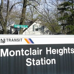 Montclair Heights - Montclair Heights train station is off of normal road