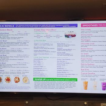 Vitality Bowls - Menu - Acai Bowls Near Me - Santa Clara, California Vitality Bowls - Menu - Acai Bowls Near Me - Santa Clara, California