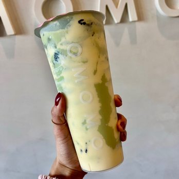 OMOMO Tea Shoppe - Oreo brûlée green milk tea - Coffee & Tea Near Me - Irvine, California OMOMO Tea Shoppe - Oreo brûlée green milk tea - Coffee & Tea Near Me - Irvine, California