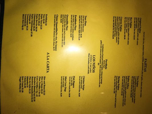 Menu photo 6 The Original Mexican Cafe Galveston, TX Menu photo 6 The Original Mexican Cafe Galveston, TX