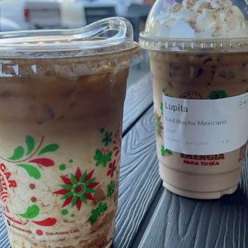 Con Azucar Cafe - Horchata mocha and mexicano mocha - Coffee & Tea Near Me - Santa Maria, California