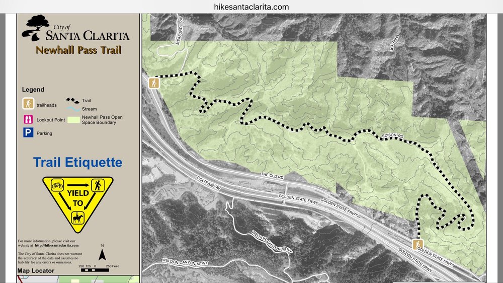 Newhall Pass Open Space Logo
