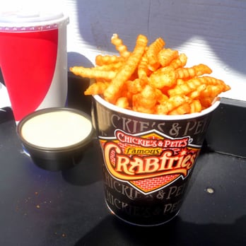 Chickie & Pete's - Crabfries w/ cheese sauce and a birch beer - New American Near Me - Ocean City, New Jersey Chickie & Pete's - Crabfries w/ cheese sauce and a birch beer - New American Near Me - Ocean City, New Jersey